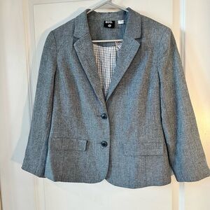 NEW Urban Outfitters BDG Grey 2 Button Blazer, size Large